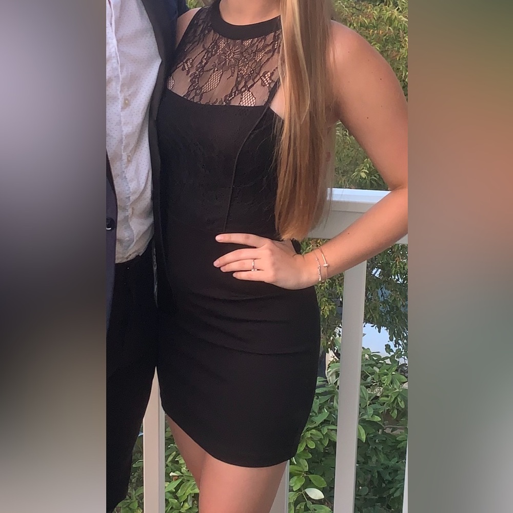 Dillard’s Sanctuary Black Lace Bodycon Dress